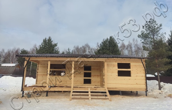 3 Брусовой дом 10,7х10,2м, 109 М², Московская область, Орехово-Зуевский район, город Дрезна, СНТ «Текстильщик» (1)